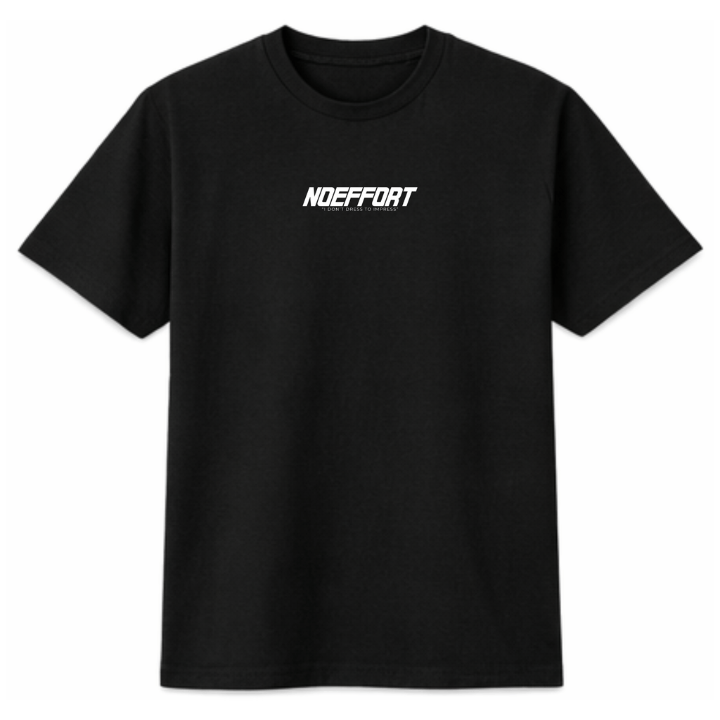 Black  Basic NOEFFORT T-Shirt