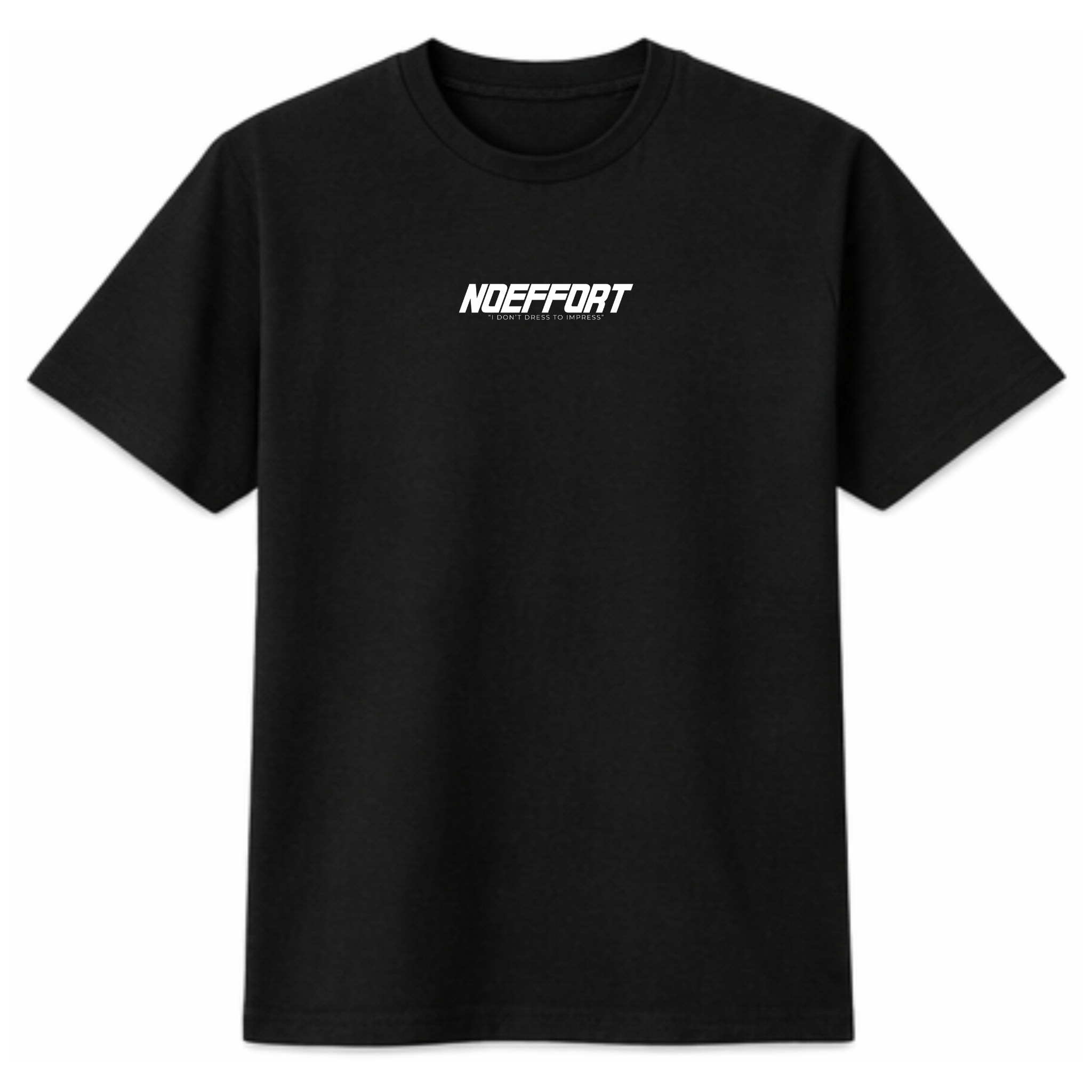 Black  Basic NOEFFORT T-Shirt